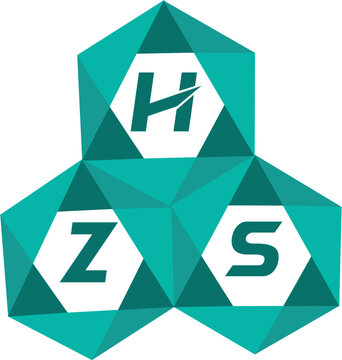 HZS creative minimalist letter logo. HZS unique vector initials alphabet letter logo design