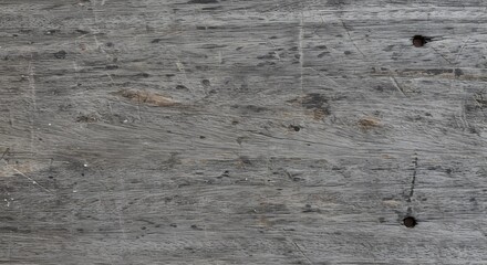 Poster - Rustic weathered wood texture with aged surface and nail heads