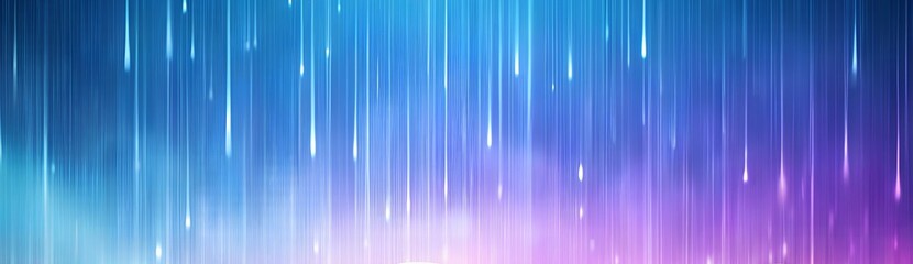 Wall Mural - Vertical Light Streaks on Gradient Blue and Purple Abstract Background