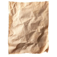 Poster - Simple blank piece of paper on a flat surface ready for writing or creative expression in minimalistic style isolated on transparent background..