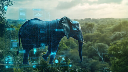 Poster - an ai powered system enhancing wildlife monitoring by analyzing real time animal behavior and ecosys