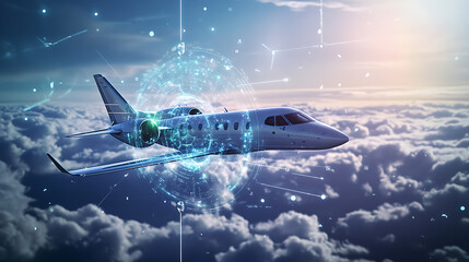 Poster - An AI powered system improving aviation safety by analyzing flight data, weather conditions, and mechanical performance to predict and prevent incidents