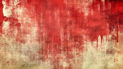 Poster - Abstract Grunge Background Texture with Red and Beige Tones, Perfect for Artistic Designs and Creative Projects, Adding Depth and Character to Visuals
