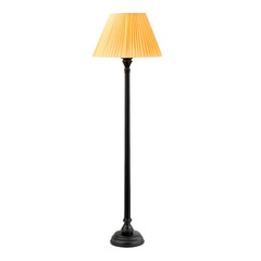 Poster - Elegant lamp illuminating a dark background creating a mood of warmth and sophistication in interior spaces isolated on transparent background..