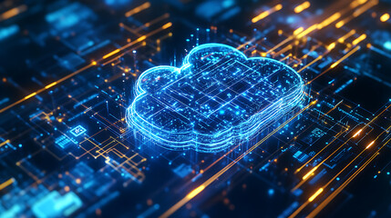Poster - An AI powered system optimizing cloud infrastructure by analyzing resource usage, network conditions, and workload distribution to enhance cloud computing efficiency and scalability