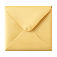 Poster - Classic envelope made of sturdy material displayed on a plain background ideal for sending messages and correspondence isolated on transparent background..