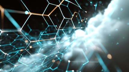 abstract digital mesh background