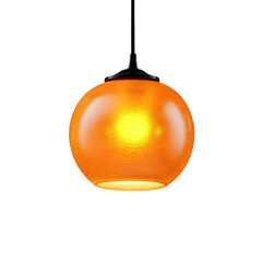 Poster - Elegant modern ceiling light fixture illuminating a contemporary space with warm ambient glow and unique design isolated on transparent background..