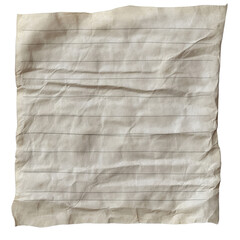 Poster - Blank piece of paper with horizontal lines on a clean surface ready for writing or drawing ideas and notes isolated on transparent background..