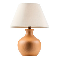 Poster - Elegant lamp standing alone on a black background, showcasing its design and providing a warm glow in artistic settings isolated on transparent background..
