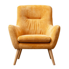 Poster - Modern chair displayed on a black background, highlighting its sleek design and contemporary aesthetic appeal for stylish spaces isolated on transparent background..