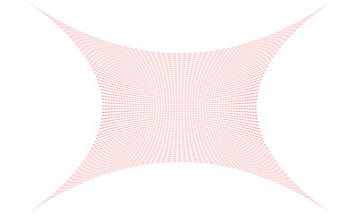 Leinwandbilder - abstract geometric red dashed inflate line pattern can be used background, banner, poster.