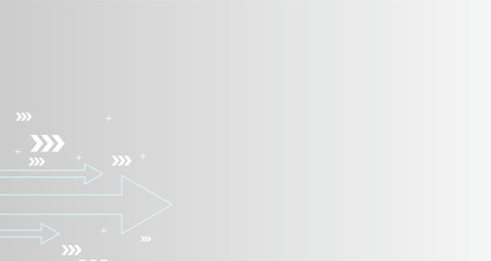 Poster - abstract white background with gradient color and arrows dynamic line.