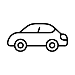 Poster - Find your dream car: simple line art illustration for vehicle design and automotive industry needs now online
