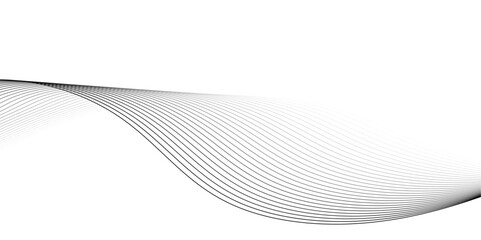 Poster - Abstract wavy grey blend liens technology abstract lines on white background. Digital frequency track equalizer. Vector illustration, Wavy stylized it make using blend tool.