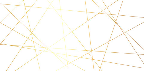 Poster - Abstract luxury gold geometric random chaotic lines with many squares and triangles shape. Seamless luxury geometric premium luxury banner presentation gold line