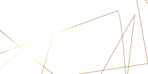 Poster - Abstract luxury gold geometric random chaotic lines with many squares and triangles shape. Seamless luxury geometric premium luxury banner presentation gold line