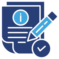 Poster - Informed Two Color Icon