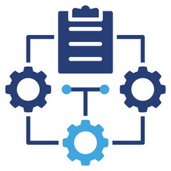 Poster - Document Management Two Color Icon