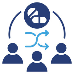 Poster - Randomize Two Color Icon