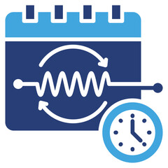 Poster - Longitudinal Two Color Icon