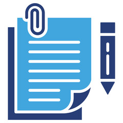 Poster - Memo Two Color Icon