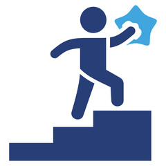 Poster - Accomplish Two Color Icon