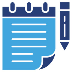 Poster - Notes Two Color Icon