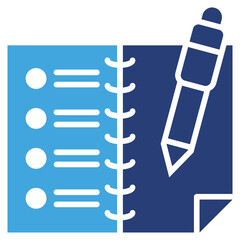 Poster - Memo Pad Two Color Icon