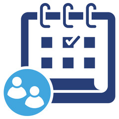 Poster - Appointment Two Color Icon