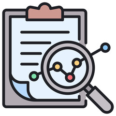 Poster - Analysis Lineal Color Icon