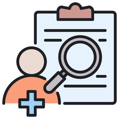 Poster - Investigator Lineal Color Icon