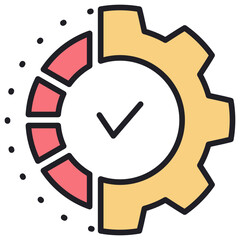 Poster - Progress Lineal Color Icon