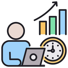 Poster - Productivity Lineal Color Icon