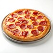 © MDRAYHAN - Delicious Pepperoni Pizza on White Background