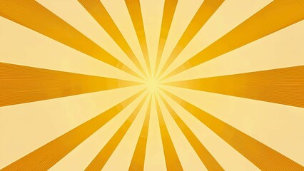 Poster - An illustration of abstract golden rays radiating outwards from the center, creating a dynamic and eye-catching effect. The rays are evenly spaced, and evoke energy, brightness, and positivity