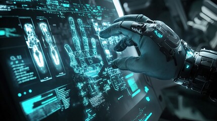 Poster - Surgeons with Gloved Hands Using Robotic Assistance in Surgery