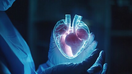 Poster - innovative 3d hologram visualization in healthcare professional setting
