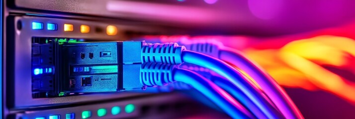 Poster - network cables data transfer solutions - high-speed data transfer, network infrastructure, connectiv