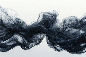 Poster - Visual representation of abstract mountain landscape with gentle curves, soft textures, and a misty atmosphere at dawn