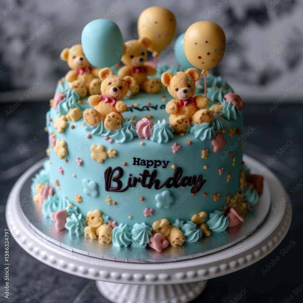 Joyous celebration: a heartfelt and adorable happy birthday greeting card specially designed for a beloved baby, filled with love, cheer, and warm wishes on their special day