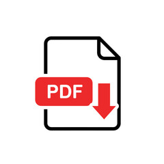 Poster - PDF Download Icon: Clean digital representation of a PDF document with a download arrow. It's a streamlined visual conveying essential information with simplicity.