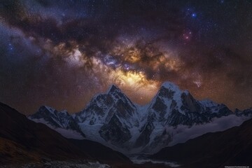 Poster - Rich colors and intricate patterns fill the vast expanse of a spiral galaxy, showcasing the beauty of the universe in a stunning cosmic display captured in space
