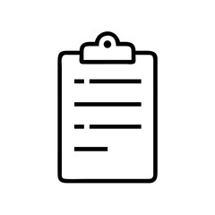 Poster - Clipboard with Document Icon