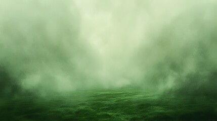 Poster - Misty Green Watercolor Background in Abstract Style  