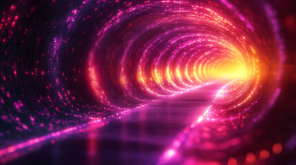 Poster - Abstract sci-fi tech background with shiny radial blur and grainy film noise. Futuristic motion circles create a modern, minimal backdrop ideal for web design, banners, and digital prints.

