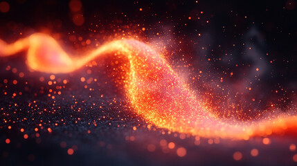 Poster - Abstract sci-fi tech background with shiny radial blur and grainy film noise. Futuristic motion circles create a modern, minimal backdrop ideal for web design, banners, and digital prints.

