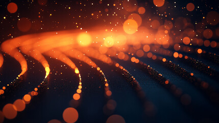 Poster - Abstract sci-fi tech background with shiny radial blur and grainy film noise. Futuristic motion circles create a modern, minimal backdrop ideal for web design, banners, and digital prints.

