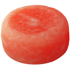 Poster - A vibrant red water sphere floating gracefully in a calm environment capturing the essence of fluid motion and color isolated on transparent background..