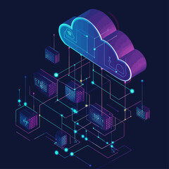 Poster - Isometric Cloud Computing Network with Connected Servers